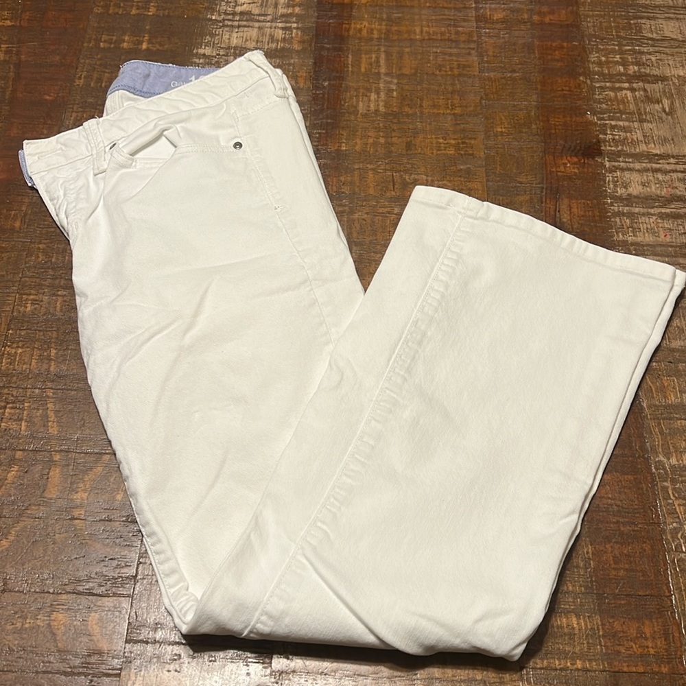 Gap White Jeans Size 6 Long and Lean